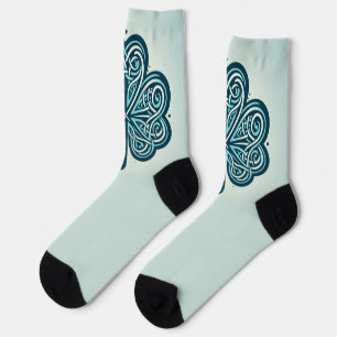 vierblättriges Kleeblatt Socken