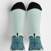 vierblättriges Kleeblatt Socken (Oben)