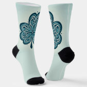 vierblättriges Kleeblatt Socken (Gewinkelt)