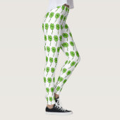 vierblättriges Kleeblatt St. Patrick's Day Leggings (Rechts)