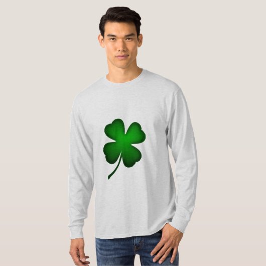 vierblättriges Kleeblatt T-Shirt (Vorne ganz)