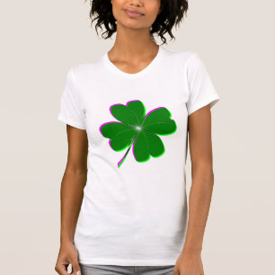 Vierblättriges Kleeblatt T-Shirt