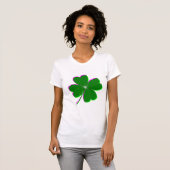 Vierblättriges Kleeblatt T-Shirt (Vorne ganz)