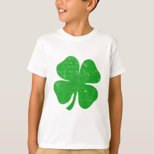 Vierblättriges Kleeblatt Tag St. Patricks T-Shirt