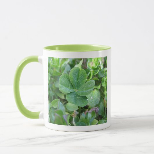 vierblättriges Kleeblatt Tasse (Links)