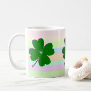 Vierblättriges Kleeblatt Tasse