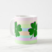 Vierblättriges Kleeblatt Tasse (Vorderseite Links)