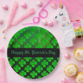 vierblättriges Kleeblatt Teller für Musterpapiere (Party)