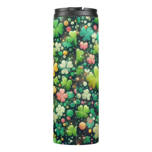 vierblättriges Kleeblatt Thermosbecher (Rückseite)