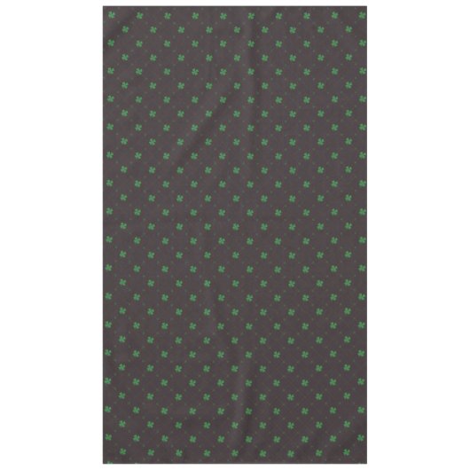 vierblättriges Kleeblatt Tischdecke (Vorderseite)