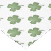 vierblättriges Kleeblatt Tischdecke (Schrägansicht)