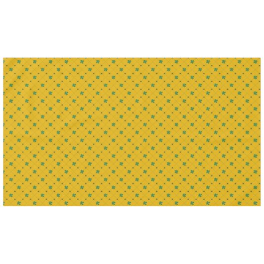 vierblättriges Kleeblatt Tischdecke (Vorderseite (Horizontal))