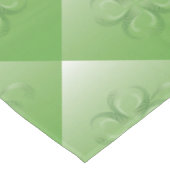 vierblättriges Kleeblatt Tischdecke (Schrägansicht)