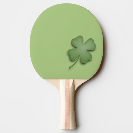 vierblättriges Kleeblatt Tischtennis Schläger (Rückseite)