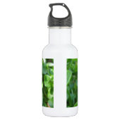 vierblättriges Kleeblatt Trinkflasche (Rückseite)