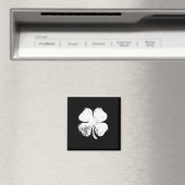 vierblättriges Kleeblatt Vintage Saint Patrick Day Magnet (In Situ (Geschirrspüler))