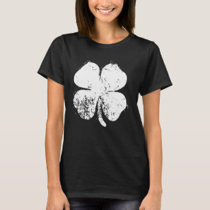 vierblättriges Kleeblatt Vintager St. Patrick Day T-Shirt
