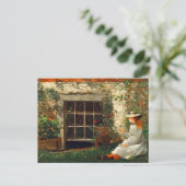 vierblättriges Kleeblatt Winslow Homer Postkarte (Stehend Vorderseite)