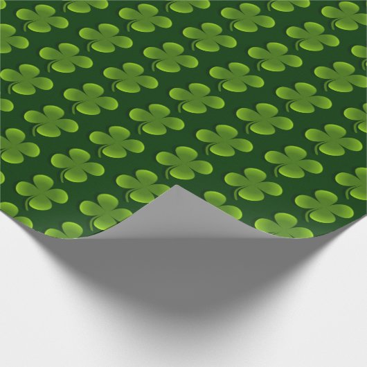 vierblättriges Muster Geschenkpapier (Ecke)