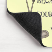 Vierbuchstabe Mousepad (Ecke)