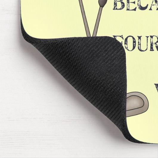 Vierbuchstabe Mousepad (Ecke)