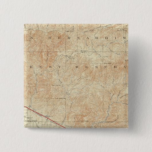 Viereck Redlands mit San Andreas Rift Button (Vorderseite)