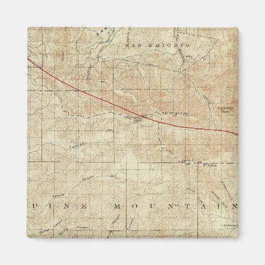 Viereck von Pinos mit San Andreas Rift Magnet (Vorne)