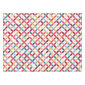 Vierecke mit Wiederholkreisfarben Tischdecke (Vorderseite (Horizontal))
