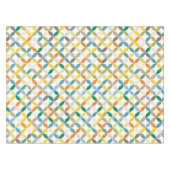 Vierecke mit Wiederholkreisfarben Tischdecke (Vorderseite (Horizontal))