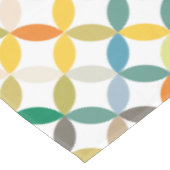Vierecke mit Wiederholkreisfarben Tischdecke (Schrägansicht)