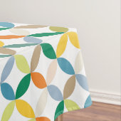 Vierecke mit Wiederholkreisfarben Tischdecke (Beispiel)