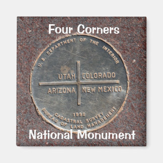 Vierecke Nationaldenkmal Magnet