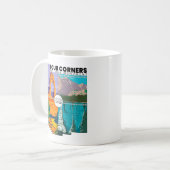 Vierecke Nationaldenkmal mit Nationalparks Kaffeetasse (Vorderseite Links)