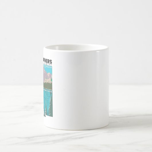 Vierecke Nationaldenkmal mit Nationalparks Kaffeetasse (Mittel)