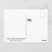 Vierecke Nationaldenkmal Postkarte (Rückseite)