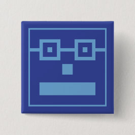 Viereckig Knopf Button