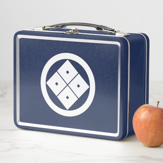 Viereckige, kreisförmig getilgte Augen Metall Lunch Box (Beispiel)