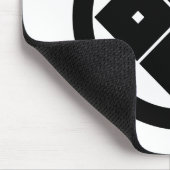 Viereckige, kreisförmig getilgte Augen Mousepad (Ecke)