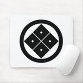 Viereckige, kreisförmig getilgte Augen Mousepad (Mit Mouse)