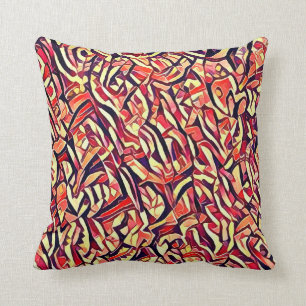 Viereckiger Kissen astrales Feuer