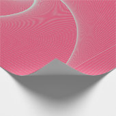 Viereckvortex in samtrosa geschenkpapier (Ecke)