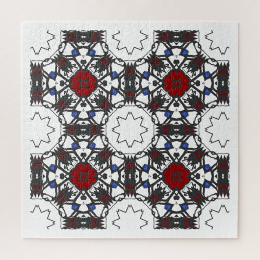 Vierer Band Kaleidoskop Art. 3 Puzzle (Vertikal)