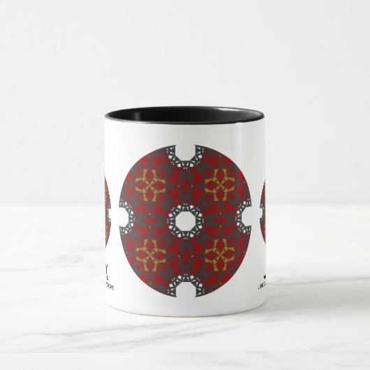 Vierer Band Kaleidoskop Art. 3 Tasse (Zentrum)