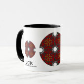 Vierer Band Kaleidoskop Art. 3 Tasse (Vorderseite Links)