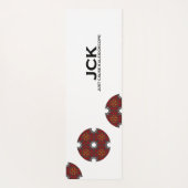 Vierer Band Kaleidoskop Art. 3 Yogamatte (Rückseite)