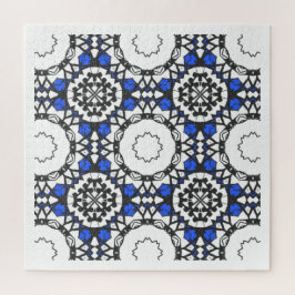 Vierer Band Kaleidoskop Art Puzzle