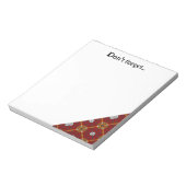 Vierer Band Kaleidoskop Art Zwölf Notizblock (Rotiert)