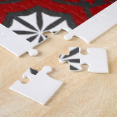 Vierer Band Kaleidoskop Art Zwölf Puzzle (Seite)