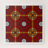 Vierer Band Kaleidoskop Art Zwölf Puzzle (Horizontal)