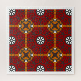 Vierer Band Kaleidoskop Art Zwölf Puzzle